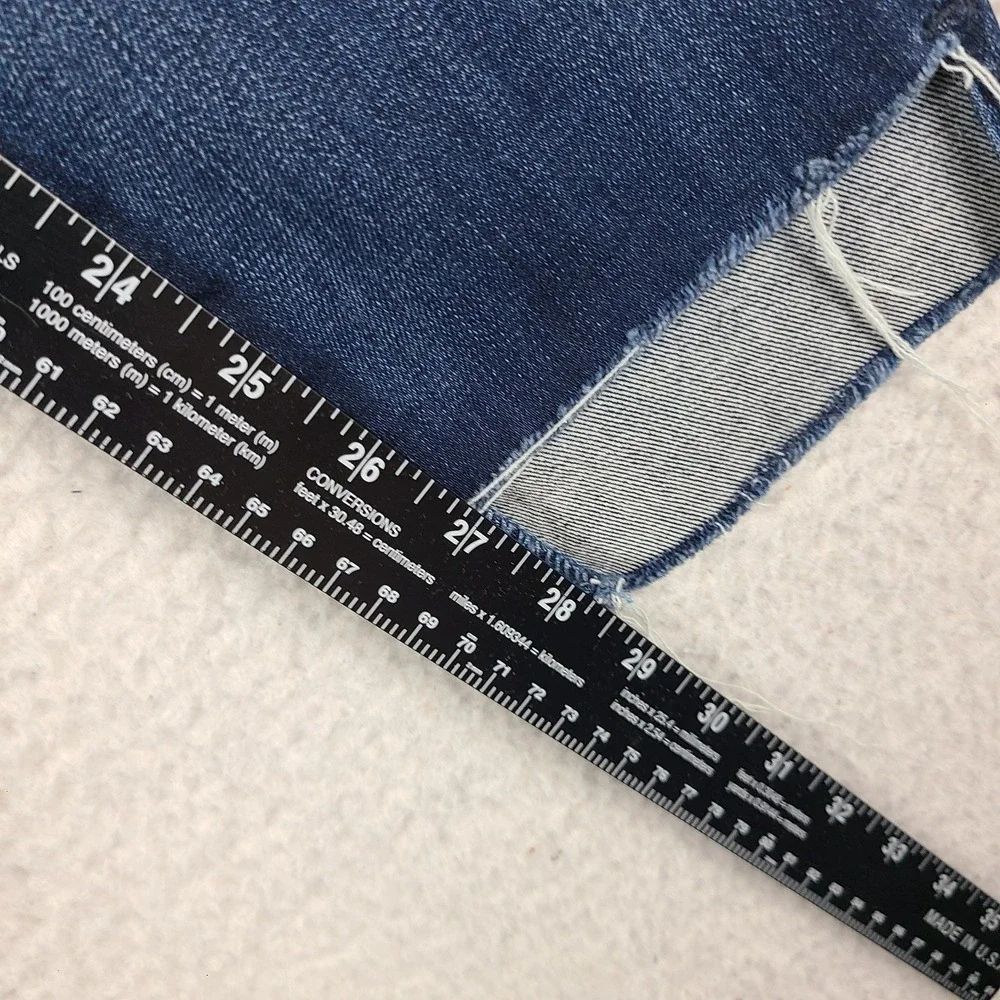 FRAME Jeans Womens 28 Blue Le High Skinny Distress Dark Wash Denim LHSKRS712